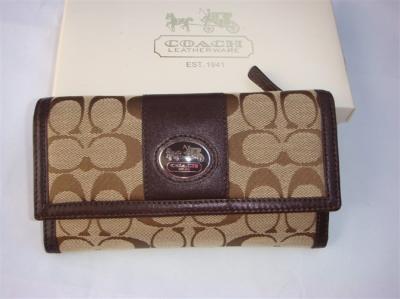 Coach Wallets - 44017 coffee/apricot